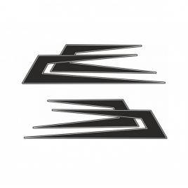 Set 2 stickere swedish boomerang 20 cm, creative rey®