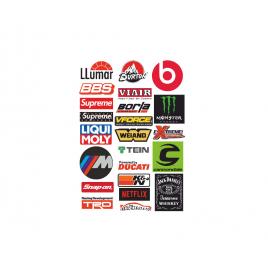 Set 23 bucati stickere auto - brands, creative rey®