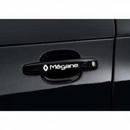 Set 4 stickere albe manere usa - megane