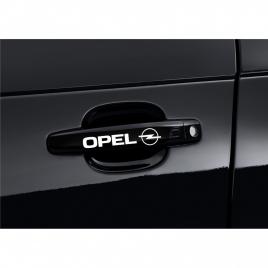 Set 4 stickere albe manere usa - opel