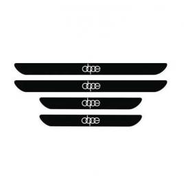 Set 4 stickere protectie praguri pentru audi dope, creative rey®