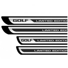 Set 4 stickere protectii praguri gri pentru golf, creative rey®