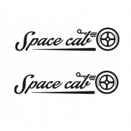 Set stickere space cab 20 cm, creative rey®