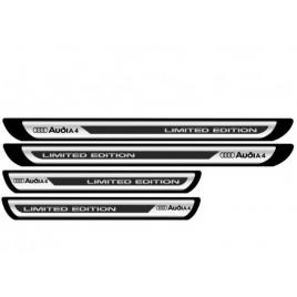 Set stickere protectii praguri gri pentru audi a4, creative rey®