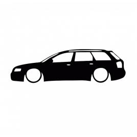 Sticker audi a4 b6 avant 15 cm, creative rey®