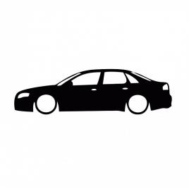 Sticker audi a4 b7 15 cm, creative rey®