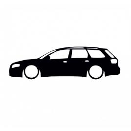 Sticker audi a4 b7 avant 15 cm, creative rey®