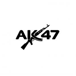 Sticker ak47 15x8.7 cm, creative rey®
