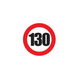 Sticker autocolant limita viteza 130km/h