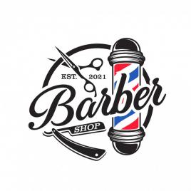 Sticker barber 20 cm, creative rey®