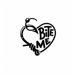Sticker bite me 15cm, creative rey®