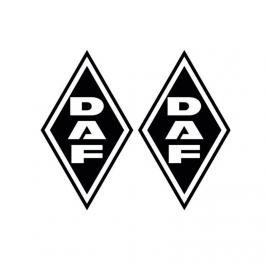 Sticker camion set daf 26x15 cm, creative rey®