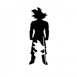 Sticker dragon ball z 15 cm, creative rey®