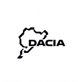 Sticker dacia circuit 15x9.7 cm, creative rey®