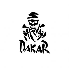 Sticker dakar craniu 15x11 cm, creative rey®