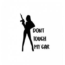 Sticker don't touch my car 15cm, creative rey®