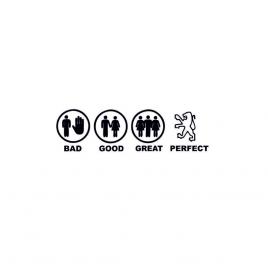 Sticker eat sleep peugeot 20x5.4 cm, creative rey®