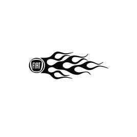 Sticker fiat flacara 18x5 cm, creative rey®