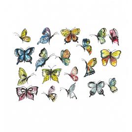 Sticker fluturi 50x50 cm, creative rey®