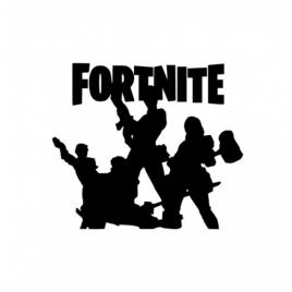 Sticker fortnite 15 cm, creative rey®