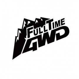 Sticker full time 4wd 15 cm, creative rey®