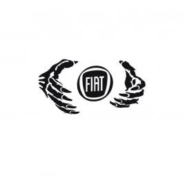Sticker hand fiat 18x7 cm, creative rey®