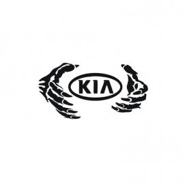 Sticker hand kia 17x9.4 cm, creative rey®
