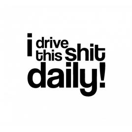 Sticker i drive this 15 cm, creative rey®