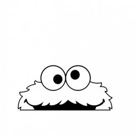Sticker muppets 15 cm, creative rey®