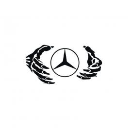 Sticker maini mercedes 16x7 cm, creative rey®