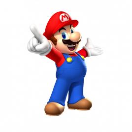 Sticker mario 15 cm, creative rey®