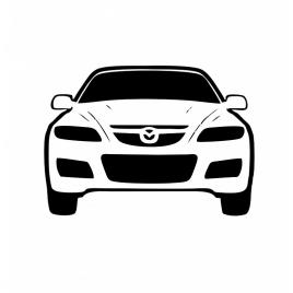 Sticker mazda 15 cm, creative rey®