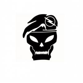 Sticker opel craniu 15 cm, creative rey®