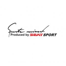 Sticker sportmind seat sport 22x6.4 cm, creative rey®