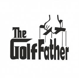 Sticker sticker the golf-father 14x11 cm, creative rey®