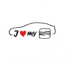 Sticker seat berlina 17x6 cm, creative rey®