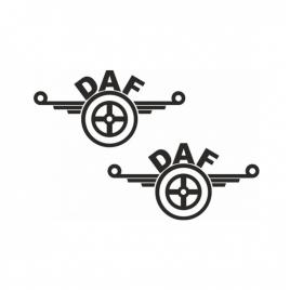 Sticker set daf 20 cm, creative rey®