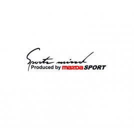 Sticker sportmind mazda sport 15x5.8 cm, creative rey®