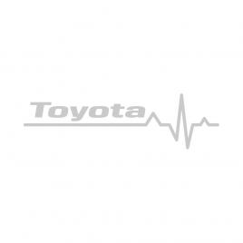 Sticker auto ''toyota life'', 20x7 cm, alb