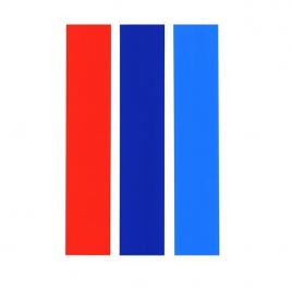Sticker auto pentru grila aer model bmw/m power, 3 buc - 35cm x 1cm