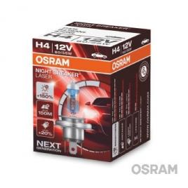 Bec 12v h4 60/55 w night breaker laser nextgen +150% osram