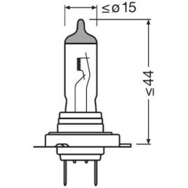 Bec 12v h7 55 w night breaker laser nextgen +150% blister 1 buc osram