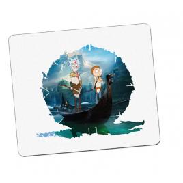 Mousepad gaming rick and morty god of war vikings ragnarok game anime vortex,