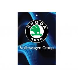 Odorizant auto skoda 7,5x10 cm, liliac