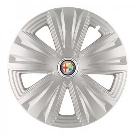 Set 4 capace roti, potrivite jantelor de r16, pentru alfa romeo, model glory gri
