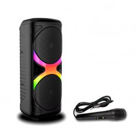 Boxa portabila abs6206, bt, microfon, 90w p.m.p.o, 50cm