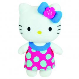 Jucarie plus jemini 20cm hello kitty buline albastre
