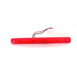 Lampa auto 24v-170mm rosie