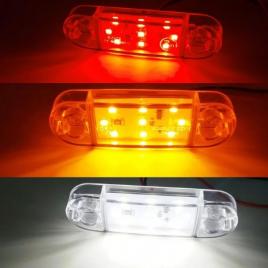 Lampa gabarit 9 leduri 12-30w rosie