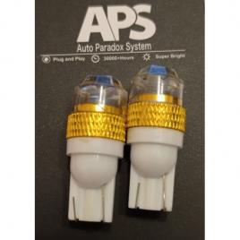 Led t10-3w cu lupa alb/led 523